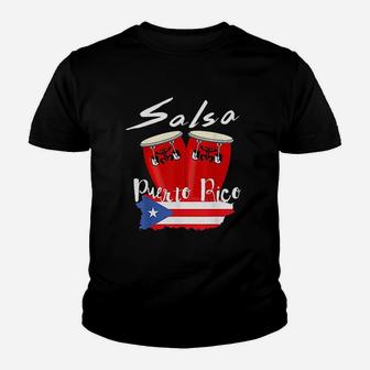 Salsa De Puerto Rico Youth T-shirt | Crazezy