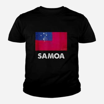 Samoa Flag Youth T-shirt | Crazezy