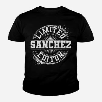 Sanchez Funny Surname Family Tree Birthday Reunion Gift Idea Youth T-shirt | Crazezy