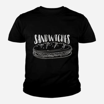 Sandwiches Youth T-shirt | Crazezy