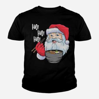 Santa Eating Ramen Noodles Youth T-shirt - Monsterry DE