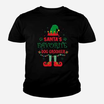 Santa Favoriter Dog Groomer Youth T-shirt - Monsterry DE