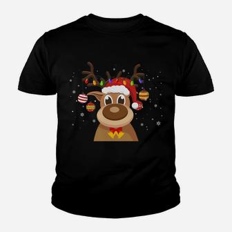 Santa Reindeer Dasher Xmas Group Costume Sweatshirt Youth T-shirt | Crazezy AU
