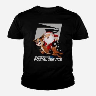 Santa United States Postal Service Youth T-shirt - Thegiftio