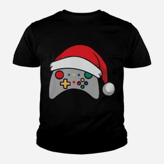Santa Video Game Controller Youth T-shirt - Monsterry UK