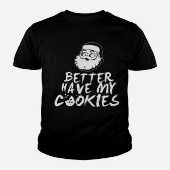 Santa&39S Cookies Youth T-shirt - Monsterry UK