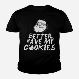 Santa's Cookies Youth T-shirt - Monsterry DE