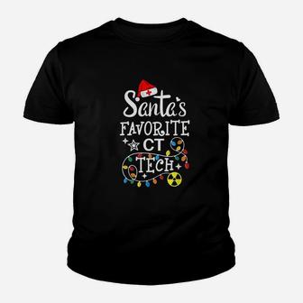 Santas Favorite Ct Tech Computed Tomography Technologist Youth T-shirt | Crazezy