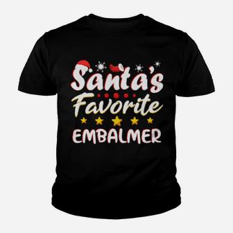 Santa's Favorite Embalmer Youth T-shirt - Monsterry AU