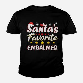 Santas Favorite Embalmer Youth T-shirt - Monsterry