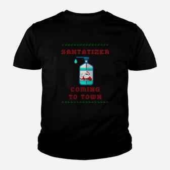 Santatizer Coming To Town Youth T-shirt - Monsterry AU