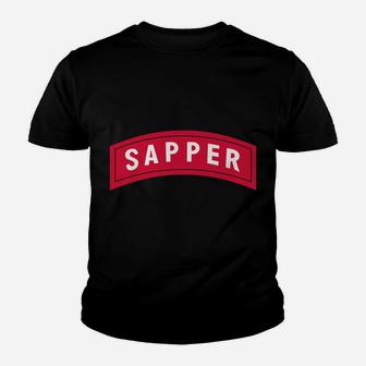 Sapper Shirt - Sapper T Shirt - Sapper Tab 14 Inch Od Youth T-shirt | Crazezy