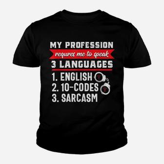 Sarcasm Correctional Nurse Gift Rn Prison Nursing Medical Youth T-shirt | Crazezy
