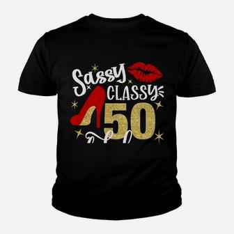 Sassy Classy 50 Fabulous 50Th Birthday Party Decorations Youth T-shirt | Crazezy AU