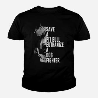 Save A Pitbull Youth T-shirt - Monsterry DE