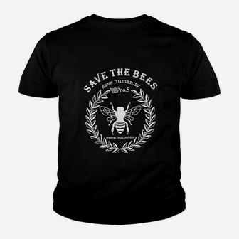 Save The Bees Beekeeper Youth T-shirt | Crazezy
