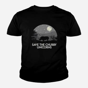 Save The Chubby Unicorns Youth T-shirt | Crazezy