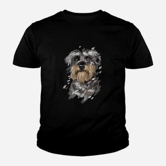 Schnauzer Dog Youth T-shirt | Crazezy