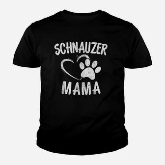 Schnauzer Mama Dog Lover Youth T-shirt | Crazezy