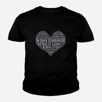 School Counselor Appreciation Youth T-shirt | Crazezy