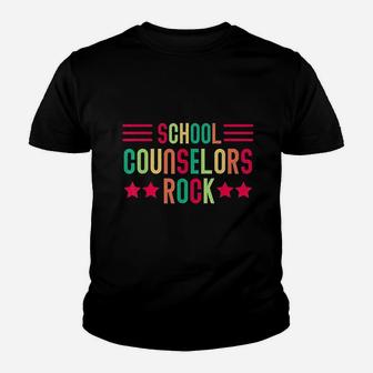 School Counselors Rocks Youth T-shirt | Crazezy AU