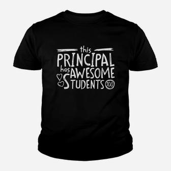 School Principal Gift With Awesome Students Youth T-shirt | Crazezy