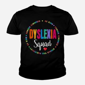 School Support Team Dyslexia Teacher Squad Reading Teacher Youth T-shirt | Crazezy