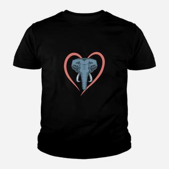 Schützt Die Elefanten In Africa Herz Liebe Kinder T-Shirt - Seseable