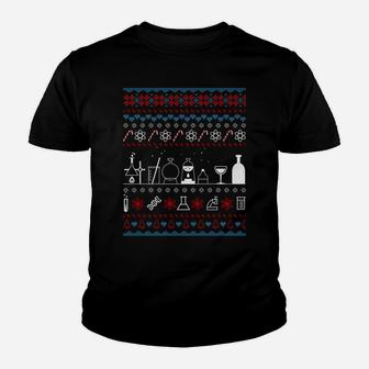 Science Medical Lab Ugly Christmas Sweater Chemistry Gifts Sweatshirt Youth T-shirt | Crazezy AU