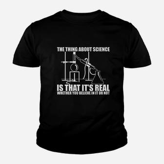 Science Real Believe Or Not Youth T-shirt | Crazezy CA