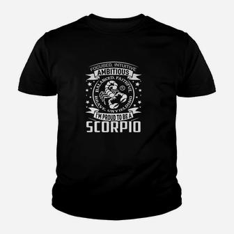 Scorpio Astrology Zodiac Sign Youth T-shirt | Crazezy CA