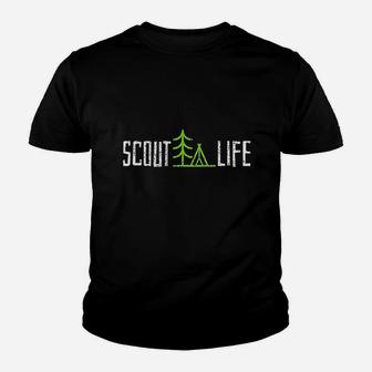 Scout Scouting Leader Camping Hiking Youth T-shirt | Crazezy DE