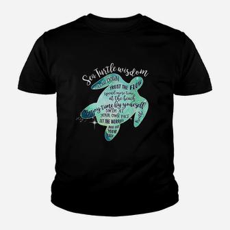 Sea Turtle Wisdom Youth T-shirt | Crazezy