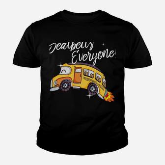 Seatbelts Everyone Magic School Funny Bus Driver Youth T-shirt | Crazezy