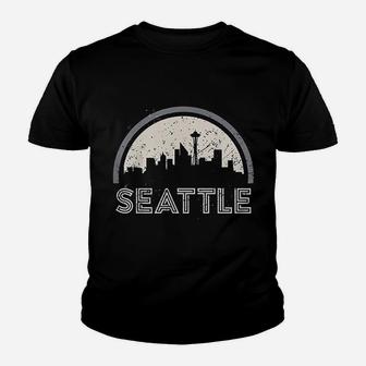Seattle Skyline Youth T-shirt | Crazezy