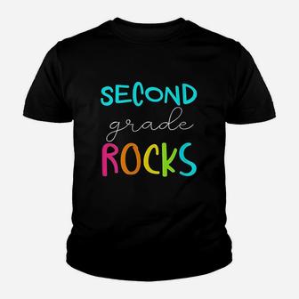 Second Grade Rocks Team 2Nd Grade Teacher Youth T-shirt | Crazezy UK