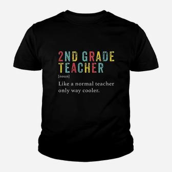 Second Grade Teacher 2Nd Vintage Definition Team Youth T-shirt | Crazezy CA