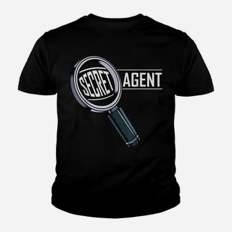 Secret Agent Inspector Spy Future Job Solving Crimes Funny Youth T-shirt | Crazezy