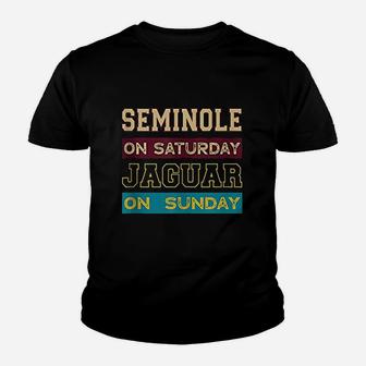 Seminole On Saturday On Sunday Jacksonville Youth T-shirt | Crazezy AU