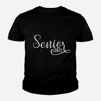 Senior 2021 Graduate Class Graduation Youth T-shirt - Thegiftio UK