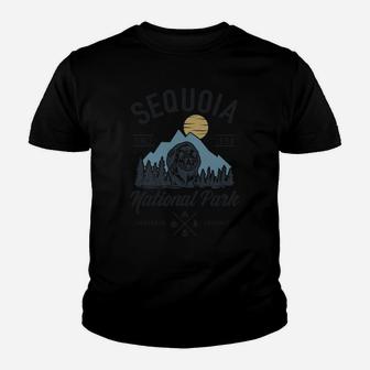 Sequoia National Park Novelty Hiking Camping T Shirt Youth T-shirt | Crazezy