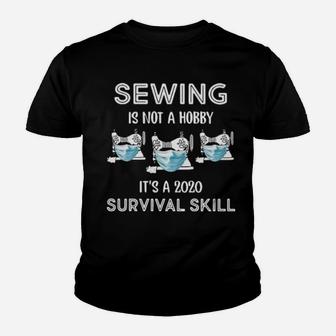 Sewing Is Not My Hobby Youth T-shirt - Monsterry