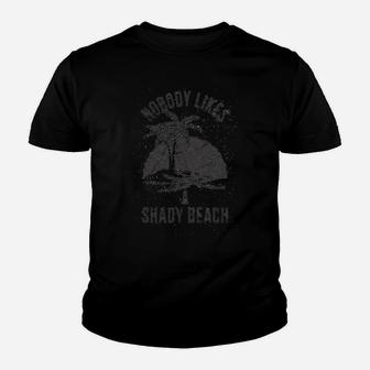 Shady Beach Funny Vacation Funny Vintage Youth T-shirt | Crazezy DE