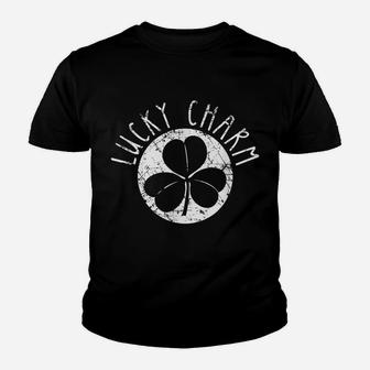 Shamrock Circle Shirt Lucky Charm Cute St Patrick Day Gift Youth T-shirt | Crazezy AU