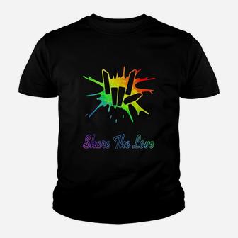 Share Love Youth T-shirt | Crazezy DE