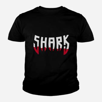 Shark Teeth Youth T-shirt | Crazezy
