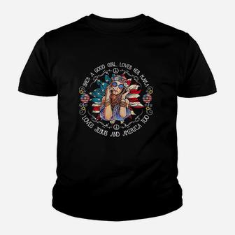 She Is A Good Girl Loves Her Mama Youth T-shirt | Crazezy