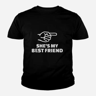 She Is My Best Friend Youth T-shirt | Crazezy UK