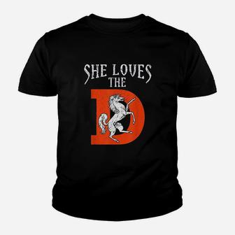 She Loves The D Youth T-shirt | Crazezy
