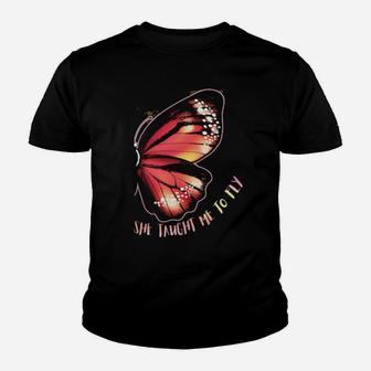 She Taught Me To Fly Youth T-shirt - Monsterry
